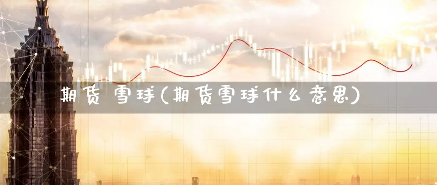 期货 雪球(期货雪球什么意思)_https://www.nyyysy.com_期货平台_第1张