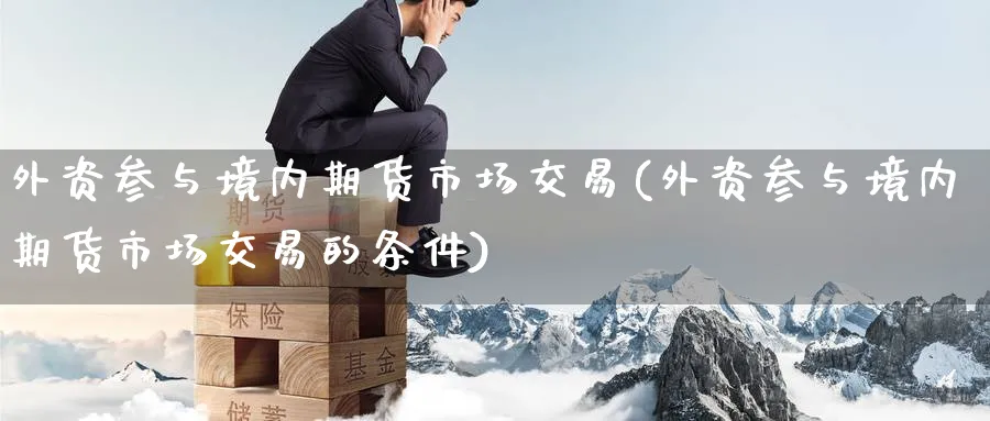 外资参与境内期货市场交易(外资参与境内期货市场交易的条件)_https://www.nyyysy.com_期货喊单_第1张