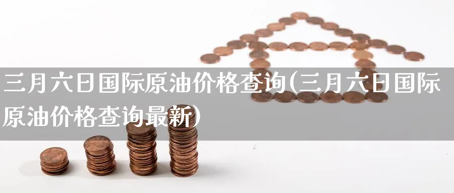 三月六日国际原油价格查询(三月六日国际原油价格查询最新)_https://www.nyyysy.com_期货直播_第1张