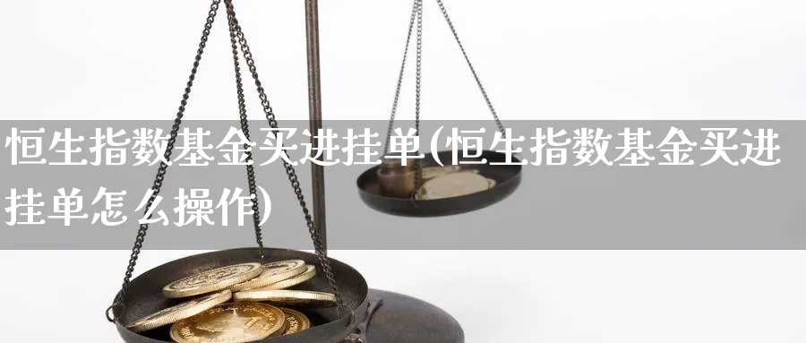 恒生指数基金买进挂单(恒生指数基金买进挂单怎么操作)_https://www.nyyysy.com_期货平台_第1张