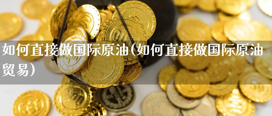 如何直接做国际原油(如何直接做国际原油贸易)_https://www.nyyysy.com_期货喊单_第1张