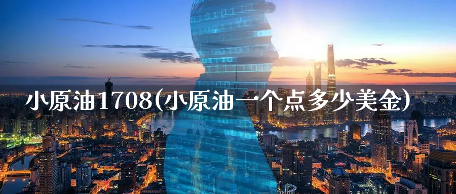 小原油1708(小原油一个点多少美金)_https://www.nyyysy.com_期货市场_第1张