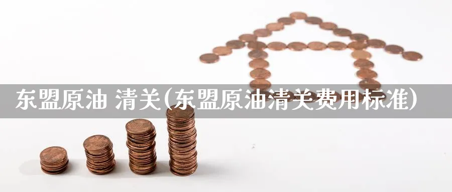 东盟原油 清关(东盟原油清关费用标准)_https://www.nyyysy.com_期货市场_第1张