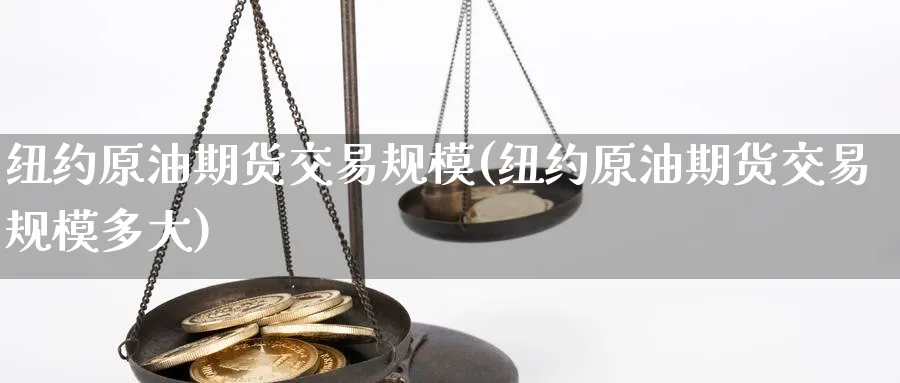 纽约原油期货交易规模(纽约原油期货交易规模多大)_https://www.nyyysy.com_期货平台_第1张