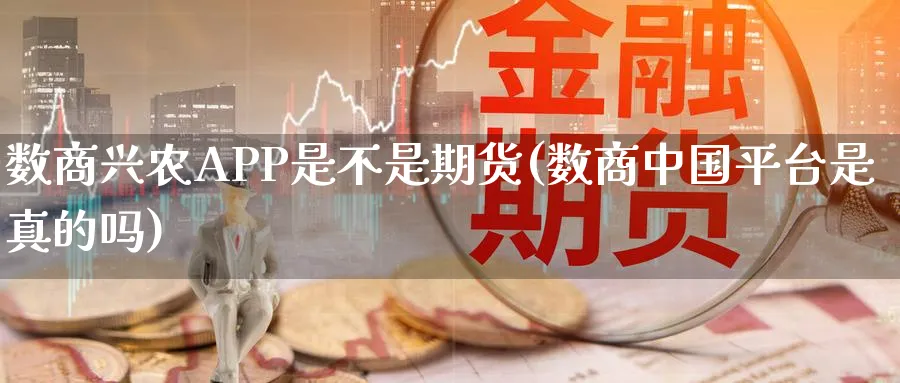 数商兴农APP是不是期货(数商中国平台是真的吗)_https://www.nyyysy.com_期货市场_第1张
