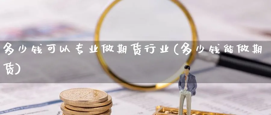 多少钱可以专业做期货行业(多少钱能做期货)_https://www.nyyysy.com_期货市场_第1张