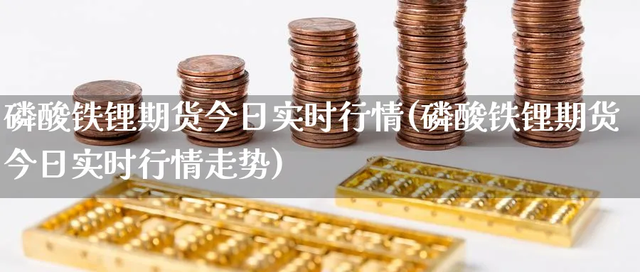 磷酸铁锂期货今日实时行情(磷酸铁锂期货今日实时行情走势)_https://www.nyyysy.com_期货平台_第1张