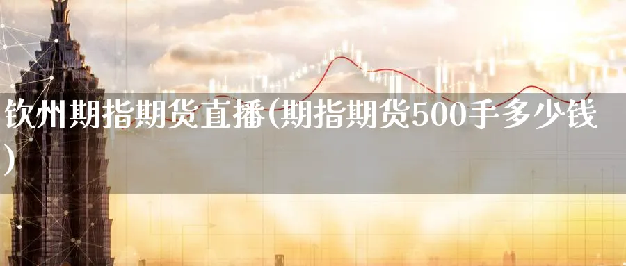 钦州期指期货直播(期指期货500手多少钱)_https://www.nyyysy.com_期货行情_第1张