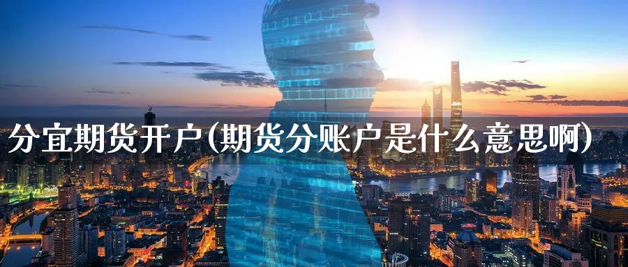 分宜期货开户(期货分账户是什么意思啊)_https://www.nyyysy.com_期货平台_第1张
