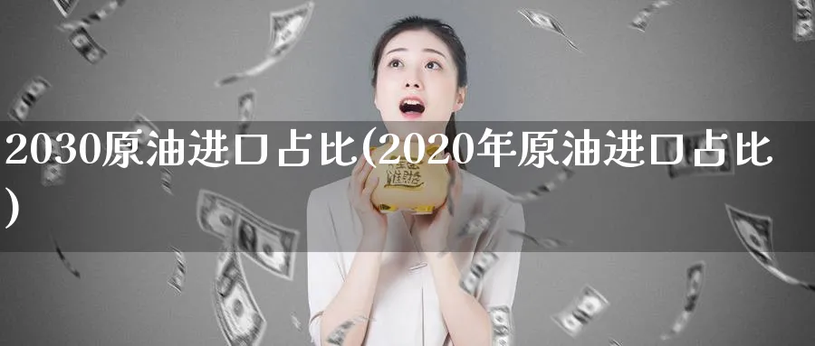 2030原油进口占比(2020年原油进口占比)_https://www.nyyysy.com_期货市场_第1张