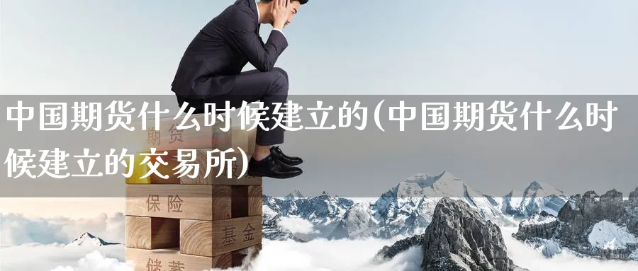 中国期货什么时候建立的(中国期货什么时候建立的交易所)_https://www.nyyysy.com_期货市场_第1张