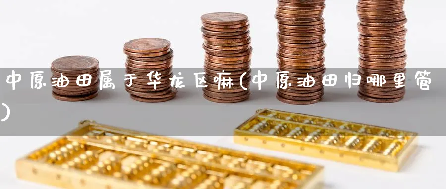 中原油田属于华龙区嘛(中原油田归哪里管)_https://www.nyyysy.com_期货喊单_第1张