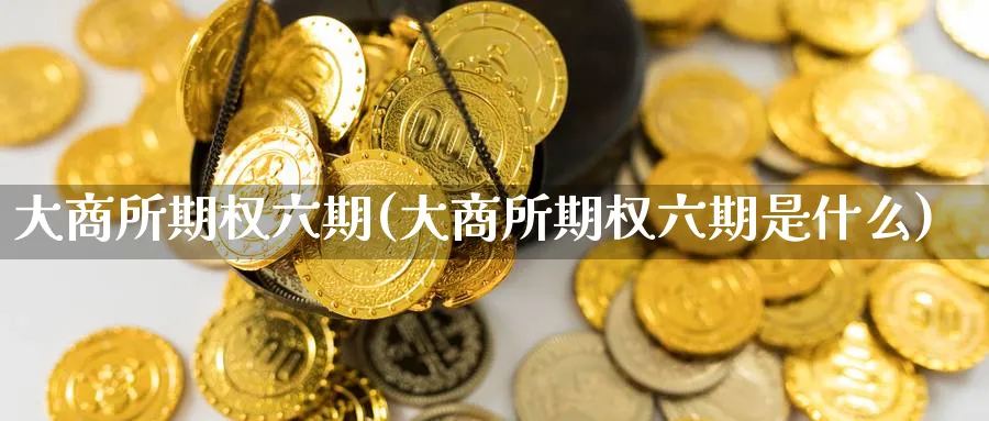 大商所期权六期(大商所期权六期是什么)_https://www.nyyysy.com_期货直播_第1张