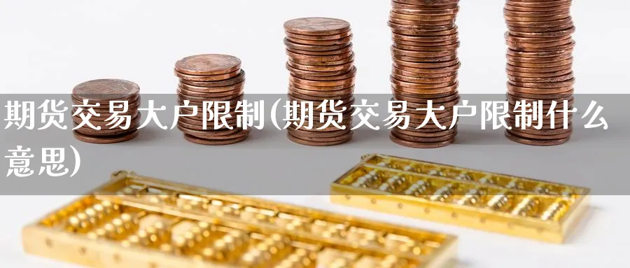 期货交易大户限制(期货交易大户限制什么意思)_期货喊单_第1张_南严期货 期货交易大户限制(期货交易大户限制什么意思)_https://www.nyyysy.com_期货喊单_第1张