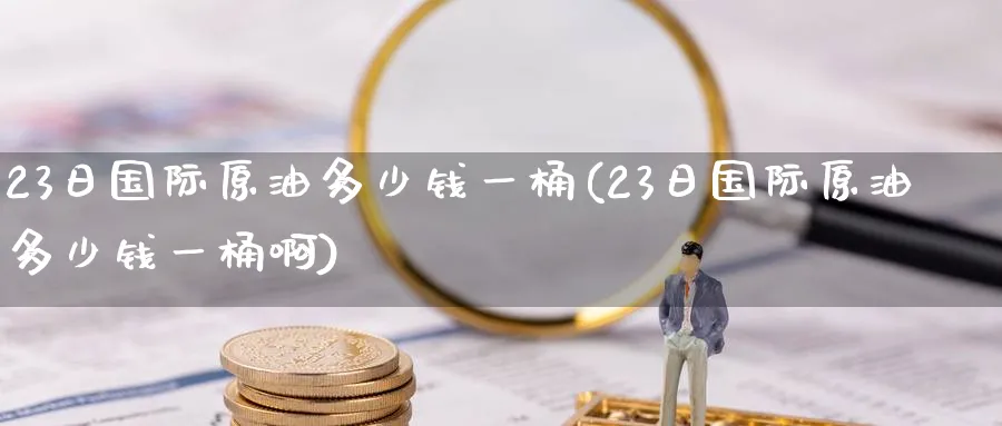 23日国际原油多少钱一桶(23日国际原油多少钱一桶啊)_https://www.nyyysy.com_期货行情_第1张