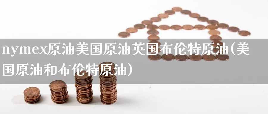 nymex原油美国原油英国布伦特原油(美国原油和布伦特原油)_https://www.nyyysy.com_期货平台_第1张
