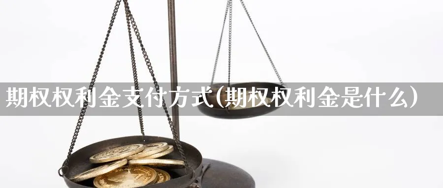 期权权利金支付方式(期权权利金是什么)_https://www.nyyysy.com_期货平台_第1张