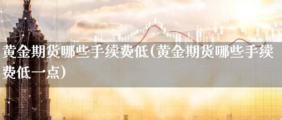 黄金期货哪些手续费低(黄金期货哪些手续费低一点)_https://www.nyyysy.com_期货市场_第1张