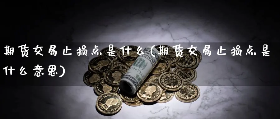 期货交易止损点是什么(期货交易止损点是什么意思)_https://www.nyyysy.com_期货分析_第1张