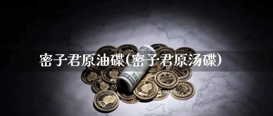 密子君原油碟(密子君原汤碟)_https://www.nyyysy.com_期货行情_第1张