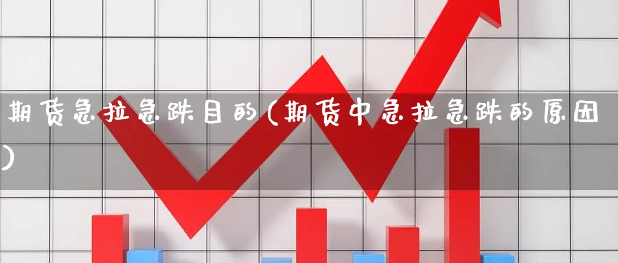 期货急拉急跌目的(期货中急拉急跌的原因)_https://www.nyyysy.com_期货平台_第1张