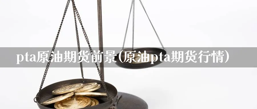 pta原油期货前景(原油pta期货行情)_https://www.nyyysy.com_期货直播_第1张