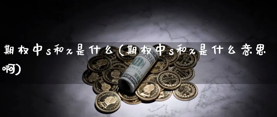 期权中s和x是什么(期权中s和x是什么意思啊)_https://www.nyyysy.com_期货直播_第1张