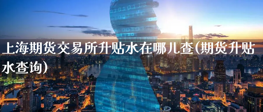 上海期货交易所升贴水在哪儿查(期货升贴水查询)_https://www.nyyysy.com_期货平台_第1张