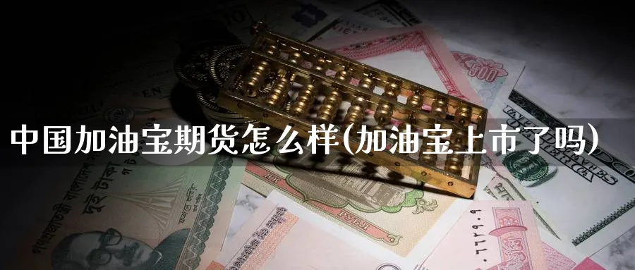 中国加油宝期货怎么样(加油宝上市了吗)_https://www.nyyysy.com_期货直播_第1张