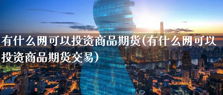有什么网可以投资商品期货(有什么网可以投资商品期货交易)_https://www.nyyysy.com_期货市场_第1张