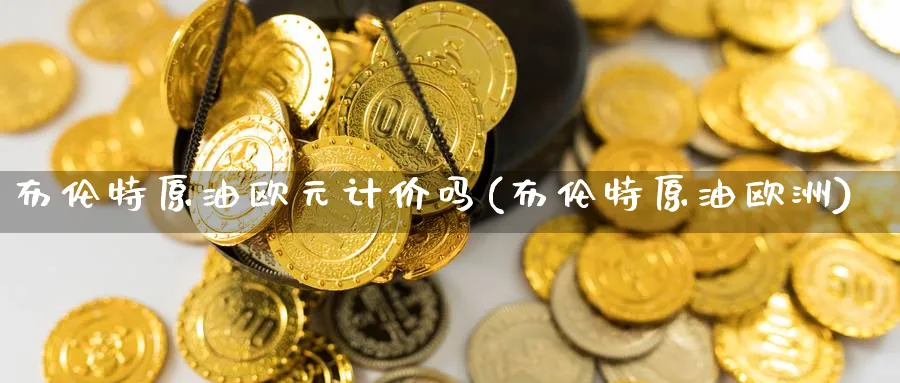 布伦特原油欧元计价吗(布伦特原油欧洲)_期货市场_第1张_南严期货 布伦特原油欧元计价吗(布伦特原油欧洲)_https://www.nyyysy.com_期货市场_第1张