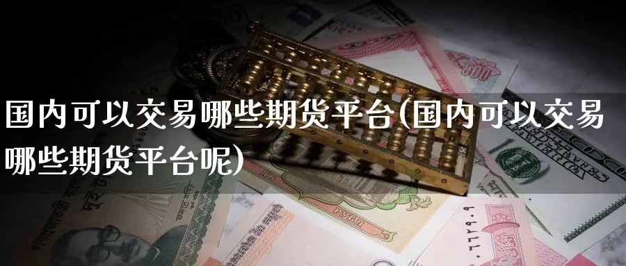 国内可以交易哪些期货平台(国内可以交易哪些期货平台呢)_期货市场_第1张_南严期货 国内可以交易哪些期货平台(国内可以交易哪些期货平台呢)_https://www.nyyysy.com_期货市场_第1张