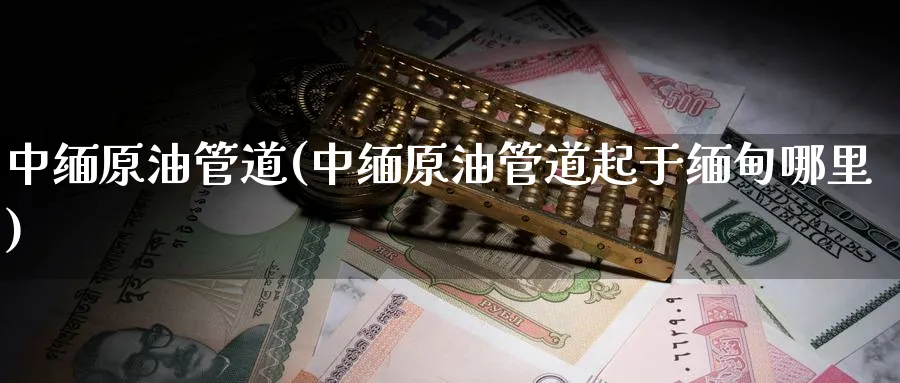中缅原油管道(中缅原油管道起于哪里)_https://www.nyyysy.com_期货市场_第1张