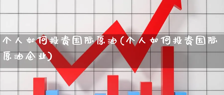 个人如何投资国际原油(个人如何投资国际原油企业)_https://www.nyyysy.com_期货行情_第1张