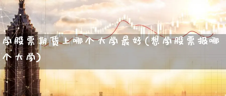 学股票期货上哪个大学最好(想学股票报哪个大学)_https://www.nyyysy.com_期货平台_第1张