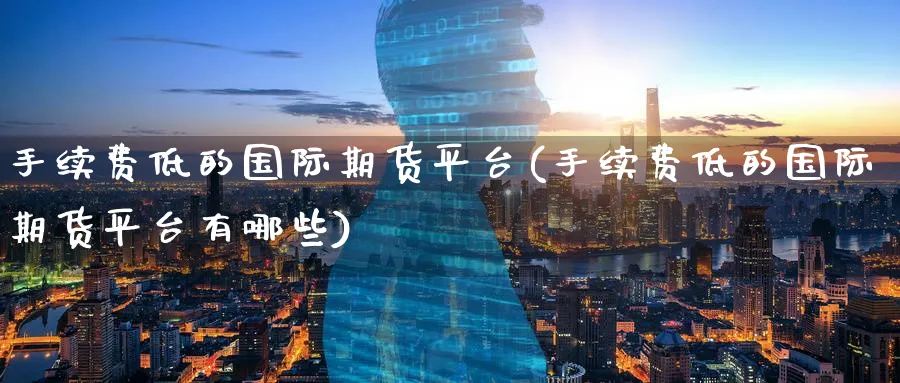 手续费低的国际期货平台(手续费低的国际期货平台有哪些)_https://www.nyyysy.com_期货平台_第1张