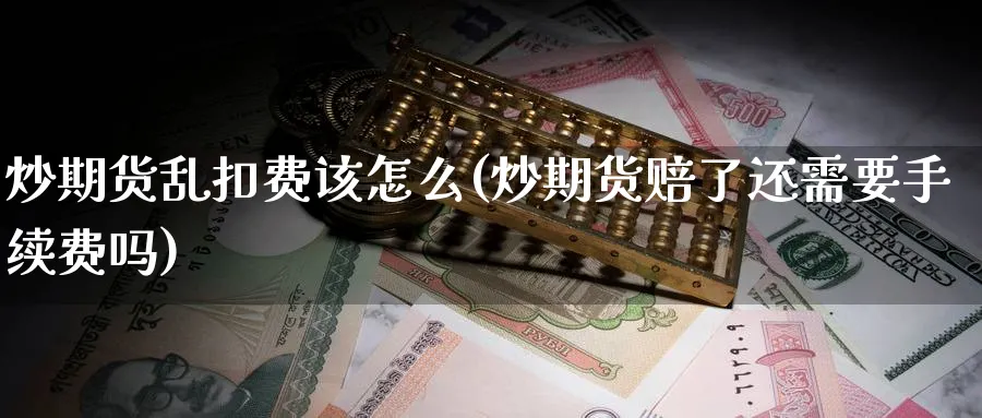 炒期货乱扣费该怎么(炒期货赔了还需要手续费吗)_https://www.nyyysy.com_期货喊单_第1张