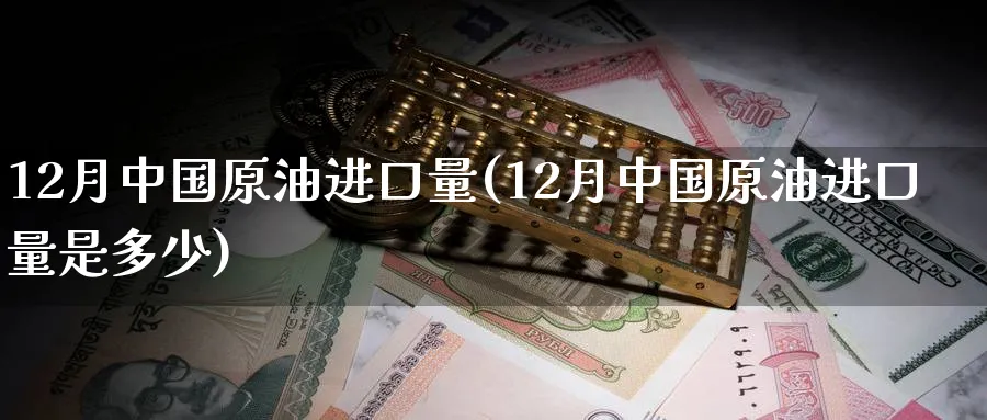 12月中国原油进口量(12月中国原油进口量是多少)_https://www.nyyysy.com_期货分析_第1张