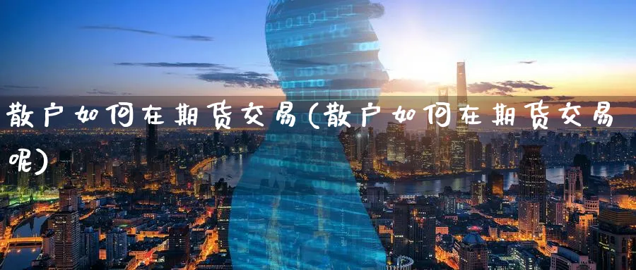 散户如何在期货交易(散户如何在期货交易呢)_https://www.nyyysy.com_期货市场_第1张