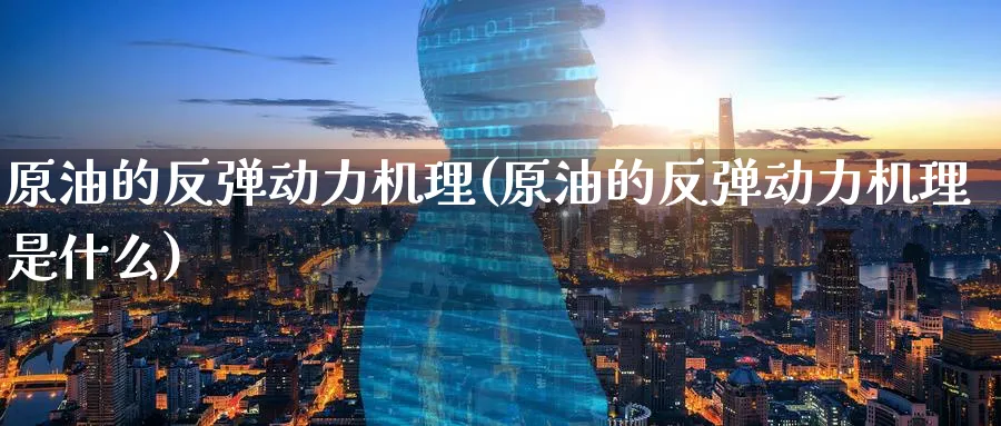 原油的反弹动力机理(原油的反弹动力机理是什么)_https://www.nyyysy.com_期货行情_第1张