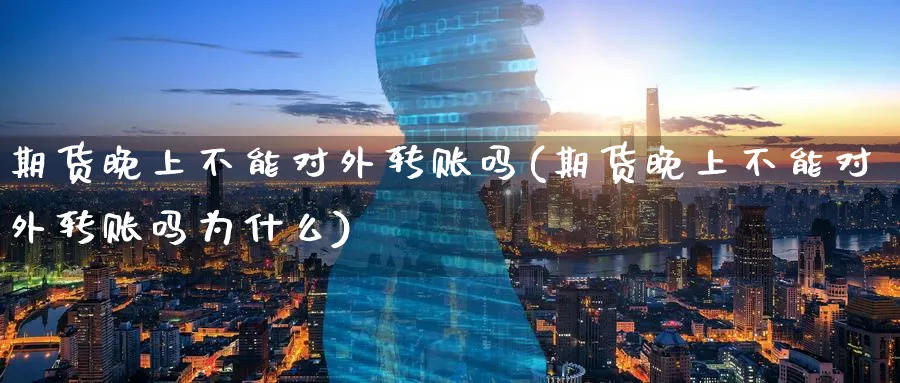 期货晚上不能对外转账吗(期货晚上不能对外转账吗为什么)_https://www.nyyysy.com_期货喊单_第1张