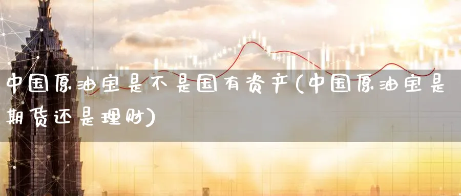 中国原油宝是不是国有资产(中国原油宝是期货还是理财)_https://www.nyyysy.com_期货分析_第1张